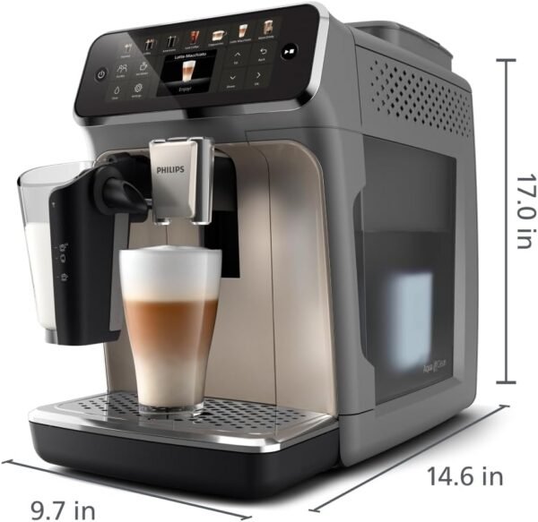 Philips Series 4400 Machine à expresso LatteGo, 12 boissons chaudes et glacées