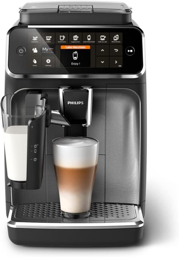 Philips Series 4400 Machine à expresso LatteGo, 12 boissons chaudes et glacées