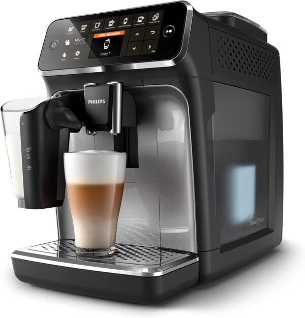 Philips Series 4400 Machine à expresso LatteGo, 12 boissons chaudes et glacées