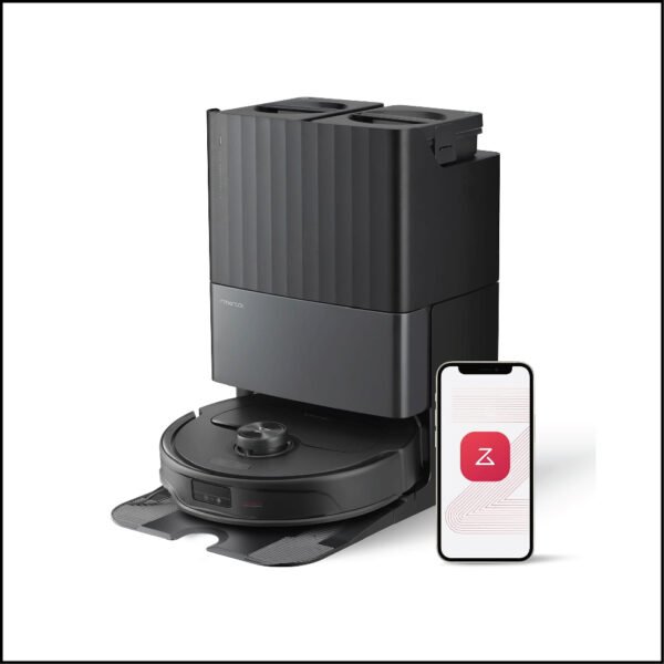roborock Qrevo Master Aspirateur Robot avec FlexiArm Brosse & Serpillière pour Couverture des Coins