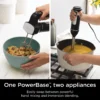 Ninja Foodi 3-en-1 Mixeur, Mélangeur et Hachoir à main, démarrage progressif, 2 vitesses de mixage et 5 vitesses pour hacher, mélanger, pétrir, mixer, lavables au lave-vaisselle, 850W, noir CI100EU