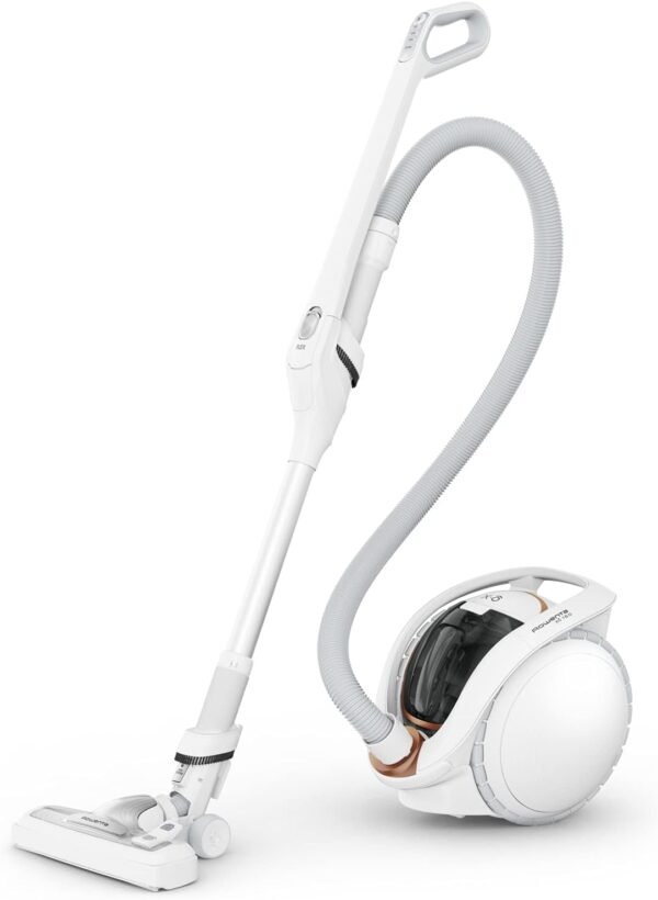 Rowenta Aspirateur sans fil, Silencieux, Léger, 230 AW, 2 batteries amovibles, Flex, X-Ô 160, Blanc IX7777EA