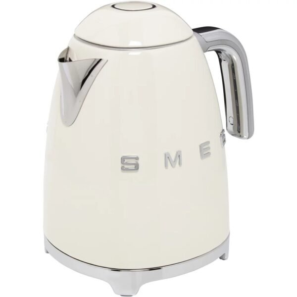 Smeg, Bouilloire Électrique KLF03CREU 1,7 L, Filtre Anticalcaire Lavable, Arrêt Automatique de Sécurité.