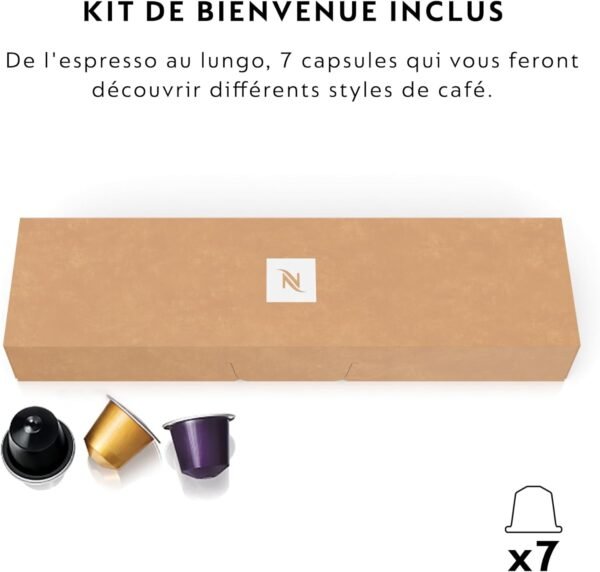 De'Longhi Nespresso Lattissima One Evo , Machine a Café Capsule, Expresso et Cappuccino, 1450W, Blanc [Classe énergétique A+] EN510.W