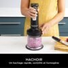 Ninja Foodi 3-en-1 Mixeur, Mélangeur et Hachoir à main, démarrage progressif, 2 vitesses de mixage et 5 vitesses pour hacher, mélanger, pétrir, mixer, lavables au lave-vaisselle, 850W, noir CI100EU
