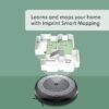 iRobot Roomba Combo i5 (i5172) Robot Aspirateur & Laveur 2-en-1, connecté WiFi - 2 brosses Caoutchouc – Cartographie, mémorise et s’adapte à Domicile - Compatible Assistants vocaux
