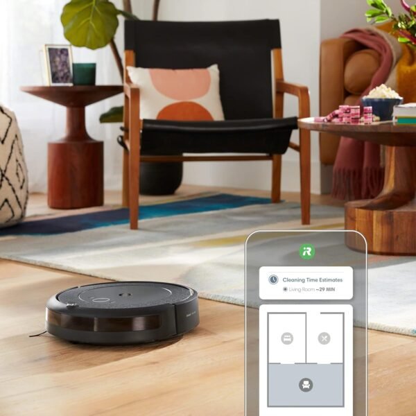 IRobot Roomba i3+ (i3554) - Aspirateur Robot connecté WiFi - Cartographie Intelligente - Nettoyage par pièce avec système d'autovidage - 2 extracteurs en Caoutchouc multisurfaces - Idéal pour Animaux