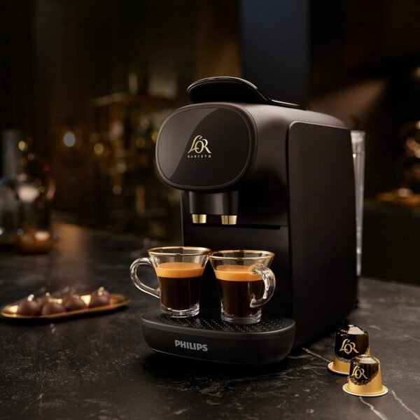 Philips L'Or Barista Sublime, Machine à Café, Reconnaissance des Capsules Doubles, 1 ou 2 Tasses, LM9012/60