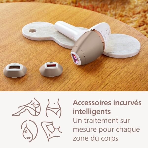 Épilateur à lumière pulsée Lumea IPL 9000 Series BRI958 alternative à l'épilation laser, 4 accessoires pour corps, visage et zones de précision, usage avec ou sans fil