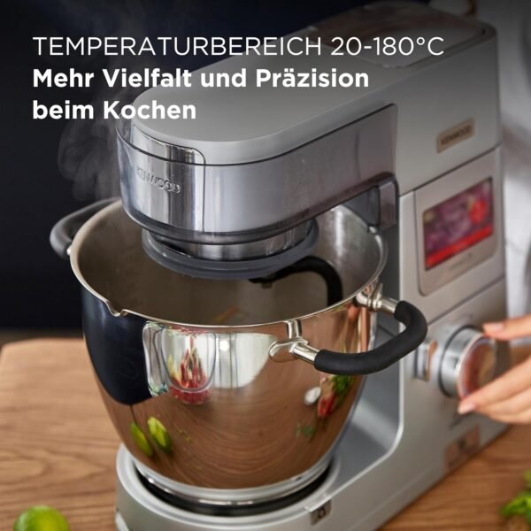 KENWOOD  Cooking Chef XL  expérience  robot pâtissier cuiseur Cuisson par induction de 20 à 180 °C   KCL95.004SI