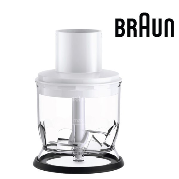 Mixeur plongeant Braun MQ10.201MWH avec embout hâchoir blanc