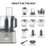 Kenwood Multipro Compact - Robot multi-fonctions - 800 Watt - acier inoxydable FDM307SS