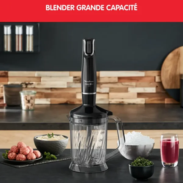 MOULINEX Mixeur Plongeant Infinyforce avec Hachoir Mixeur XL  Ref: DD94L810