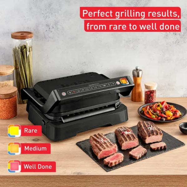 TEFAL OptiGrill 2en1 Noir  Ref: GC772810