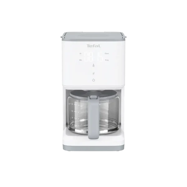 TEFAL Cafetière filtre SENSE Programmable, , écran numérique, 10-15 tasses, 1,25L, Auto-off 30 minutes CM693110