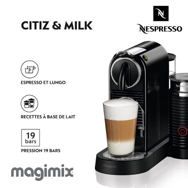 Nespresso Espresso Magimix Machine À Café Citiz Milk Chrome 11318