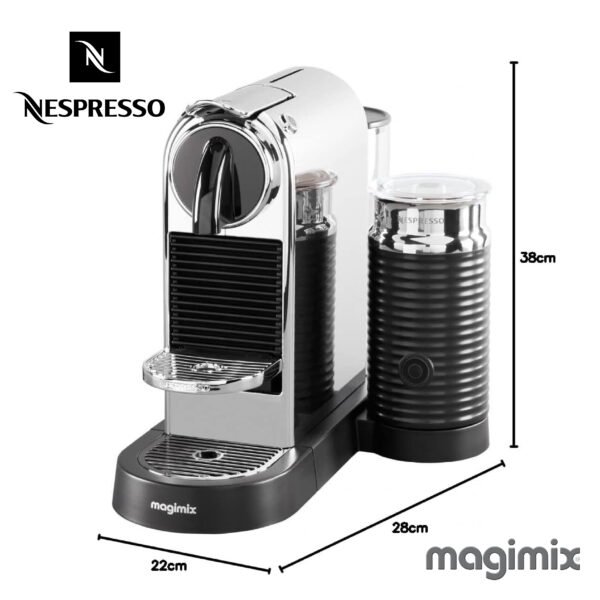 Nespresso Espresso Magimix Machine À Café Citiz Milk Chrome 11318