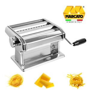 Machine à Pâtes Marcato Ampia 180  Compact  Acier Gris.