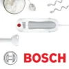 Bosch MFQ3540 – Batteur polyvalent avec plusieures accessoires – Puissance de 450 W – Couleur : Blanc/Gris
