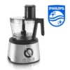 Philips Robot Multifonction Compact -1300W, 32+ Fonctions, Bol de 3,4L, Hachoir Puissant, Lame et Disques en Acier Inoxydable (HR7778/00)