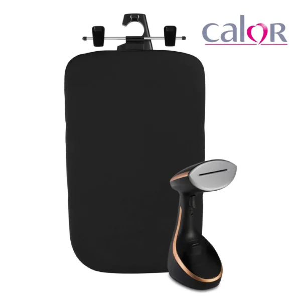 Calor Défroisseur à main Access Steam Care  Tête chauffante anguleuse   3niveaux de vapeur   Planche verticale DT9100C0, Noir / Cuivre