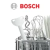 Bosch MFQ3540 – Batteur polyvalent avec plusieures accessoires – Puissance de 450 W – Couleur : Blanc/Gris
