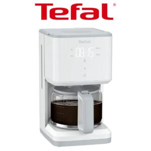 TEFAL Cafetière filtre SENSE Programmable, , écran numérique, 10-15 tasses, 1,25L, Auto-off 30 minutes CM693110
