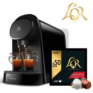 Philips L'Or Barista Sublime, Machine à Café, Reconnaissance des Capsules Doubles, 1 ou 2 Tasses, LM9012/60