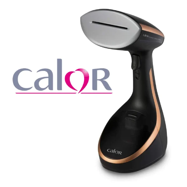 Calor Défroisseur à main Access Steam Care  Tête chauffante anguleuse   3niveaux de vapeur   Planche verticale DT9100C0, Noir / Cuivre