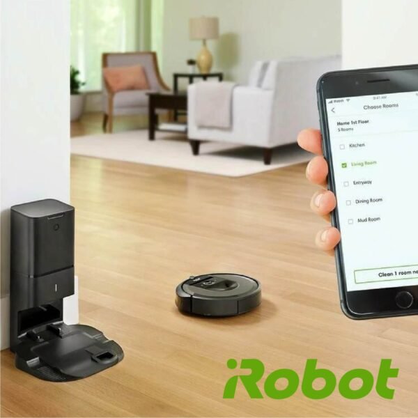 Irobot Roomba i7+ i7558 Aspirateur Robot avec Base Autonettoyante