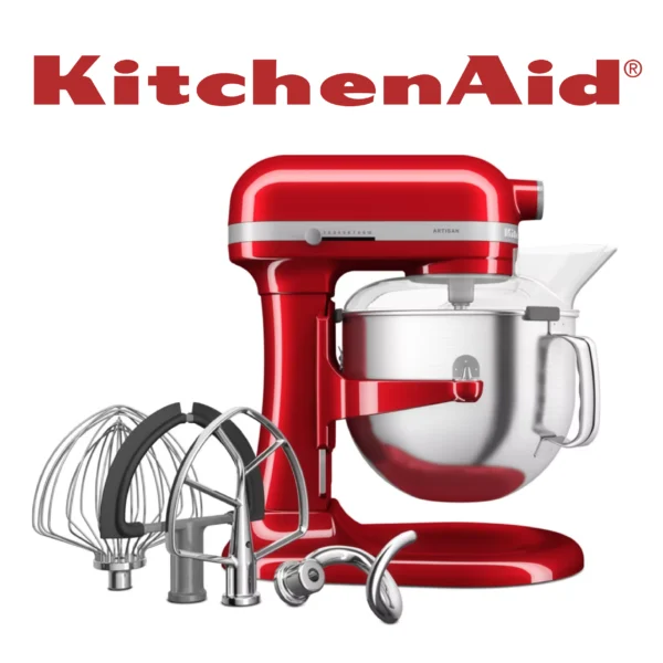 KITCHENAID ROBOT PÂTISSIER À BOL RELEVABLE 6,6 L - ARTISAN - Pomme d'amour