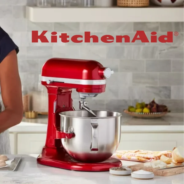 KITCHENAID ROBOT PÂTISSIER À BOL RELEVABLE 6,6 L - ARTISAN - Pomme d'amour