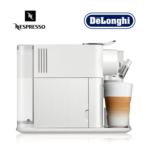 De'Longhi Nespresso Lattissima One Evo , Machine a Café Capsule, Expresso et Cappuccino, 1450W, Blanc [Classe énergétique A+] EN510.W