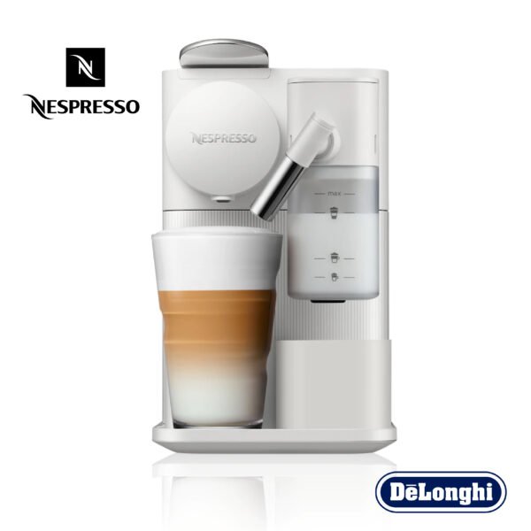 De'Longhi Nespresso Lattissima One Evo , Machine a Café Capsule, Expresso et Cappuccino, 1450W, Blanc [Classe énergétique A+] EN510.W