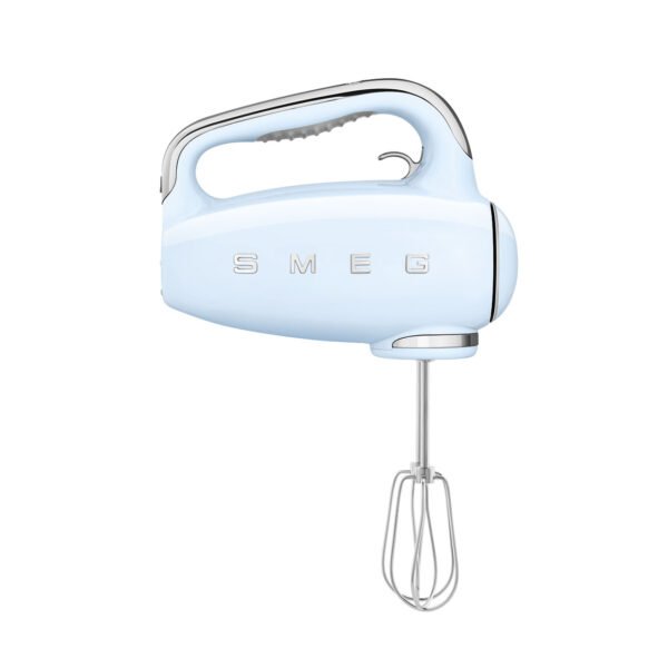 BATTEUR SMEG BLEU AZUR 250W 9 VITESSESE HMF01PBEU