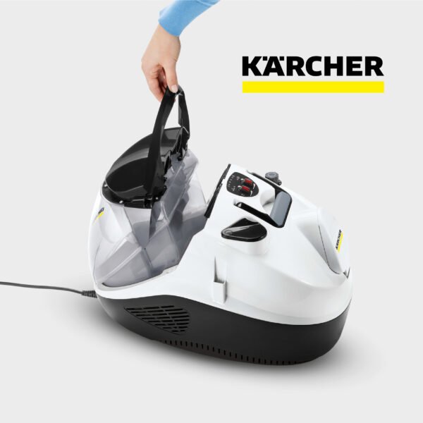 Nettoyeur vapeur Aspirateur Karcher SV 7 - 3 en 1 - aspire, lave et sèche en 1 passage - 4 bars - élimine les punaises de lit