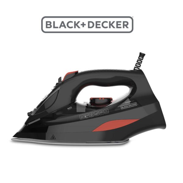 Fer à repasser BLACK & DECKER- 3000W- 45gr/mn - pressing 200gr/mn - semelle en céramique BXIR3000E