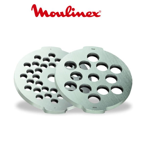 Moulinex Hachoir à Viande HV8 Hachoir Electrique 2200W 2 Grilles de Broyage Accessoires pour Kebbés et Saucisses Argent ME686832