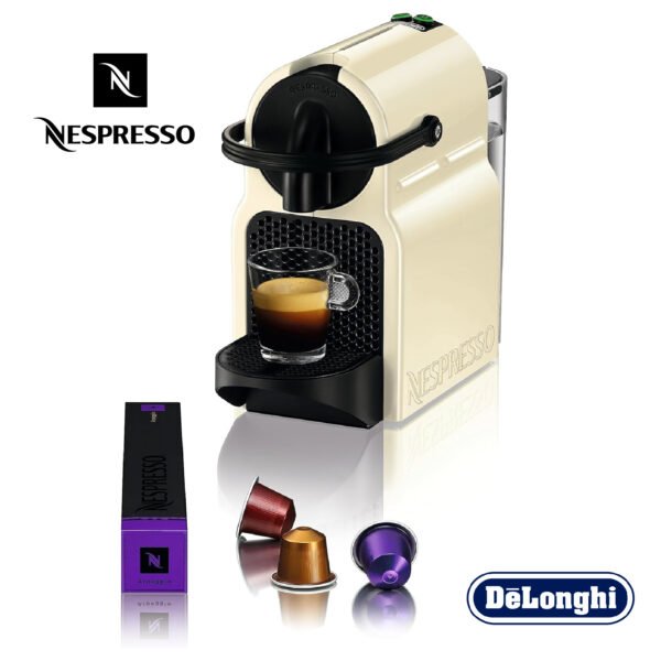 DeLonghi Nespresso Inissia  Cafetière à Capsules Nespresso, Crème  ‎EN 80.CW