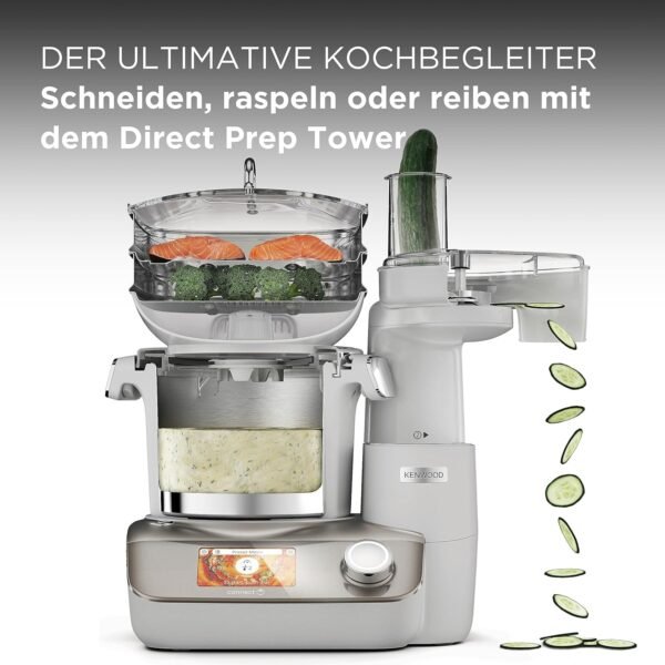 KENWOOD Robot Cuiseur CookEasy + Champagne, Plastique Acier allié, 5011423203300 CCL50.A0CP Gris