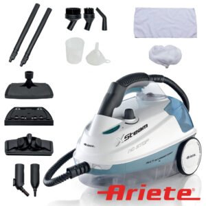 Ariete Xsteam No Stop Nettoyeur à vapeur à autonomie illimitée, prêt en 4 minutes, kit accessoires, 1,1 L, 1500 W, 4 bar  4147