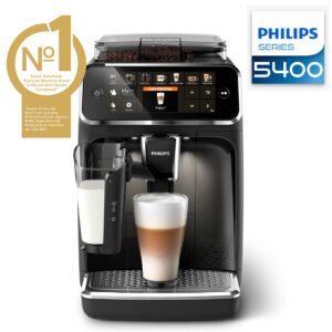 Philips Série 5400 Machine Expresso - Café à Grain - LatteGo Mousseur à Lait, 12 Spécialités de Café (21 مليون)