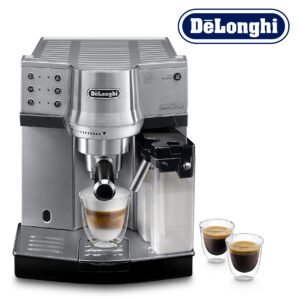 DeLonghi Machine à expresso Cappuccino  Acier inoxydable EC 860.M