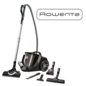 Rowenta Silence Force Cyclonic Aspirateur sans sac, Aspirateur traineau, Performant, Silencieux, Elégant, Capacité 2,5 L, Accessoires poils d'animaux, Fabriqué en France RO7260EA