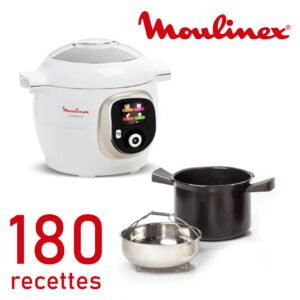 Cookeo Moulinex 180 recettes 1600W Ref Blanc CE85BA10