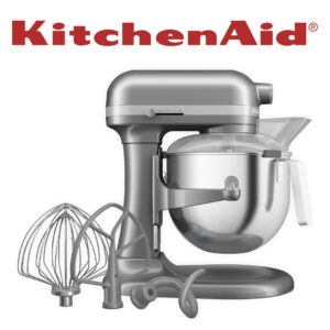 KitchenAid HEAVY DUTY ROBOT PÂTISSIER À BOL RELEVABLE 6,6L - GRIS ARGENT 5KSM70JPXECU