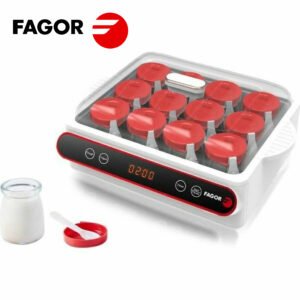Yaourtiere FAGOR - 12 pots - Minuteur jusqu'a 12h - 2 programmes  FG3215