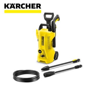 Kärcher Nettoyeur Haute Pression K 2 Power Control, Pression : Max. 110 Bar, Débit : 360 l/h, Surface : 20 m²/h, Filtre à Eau, Poids : 4,0 kg, Pistolet et Flexible Haute Pression, Rotabuse, Lance