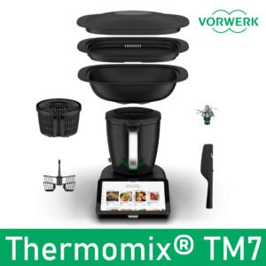 Thermomix Robot Culinaire Multifonction Thermomix TM7 10 000 recettes Remplace plus de 20 appareils électroménagers