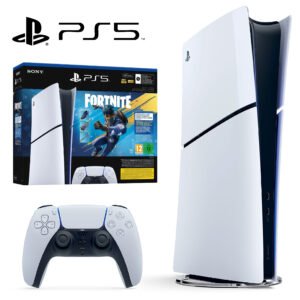Sony PlayStation 5 Edition limitée Fortnite® Flowering Chaos825 GB Slim Digital  Flowering Chaos  Blanc